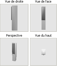 enceinte colonne - silver